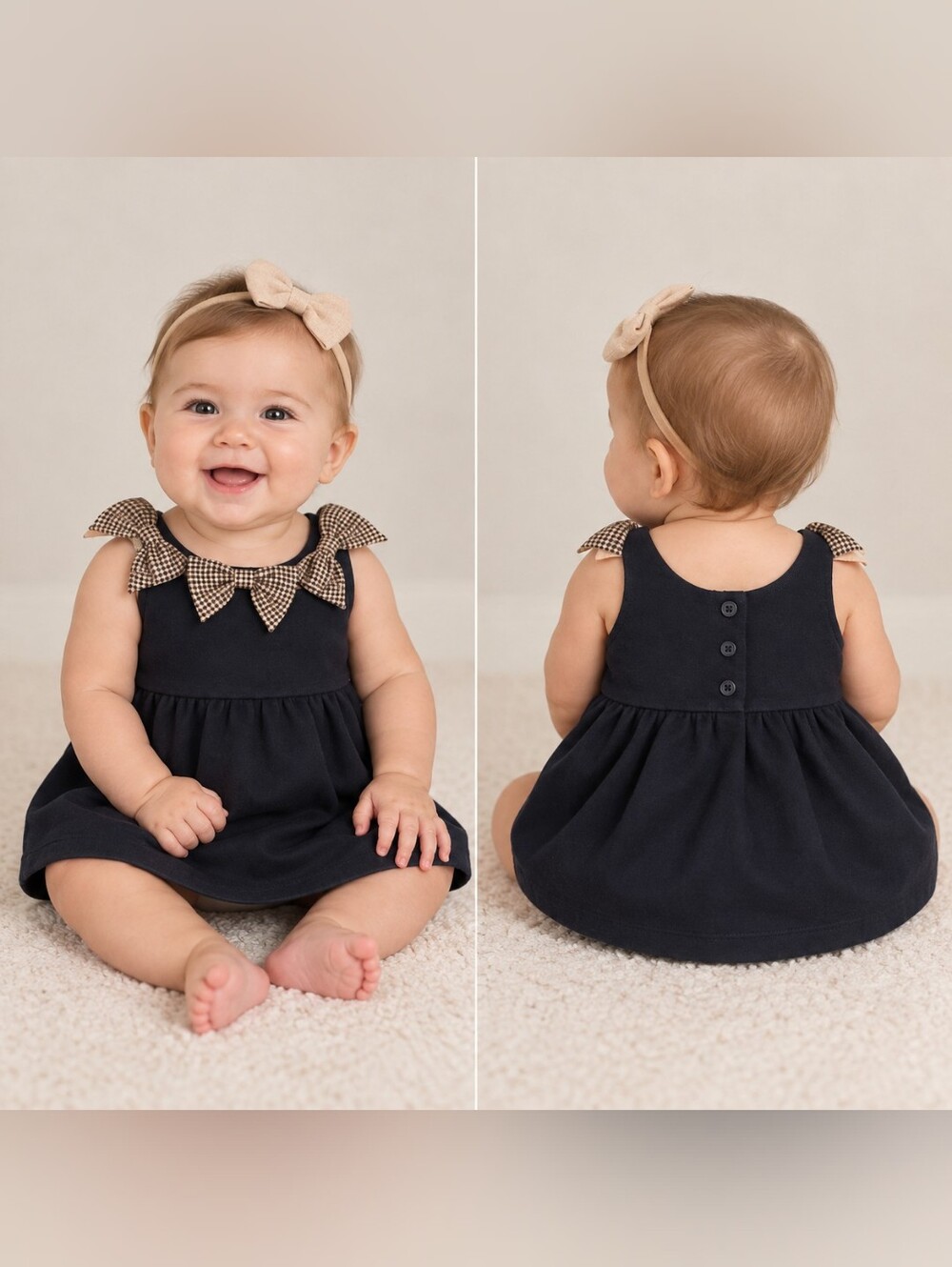 Janie & Jack | Sleeveless baby dress Size 3-6 Months - Picture 3 of 12